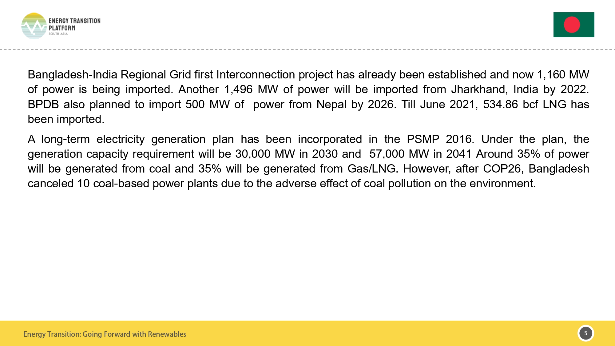 Bangladesh Policy Brief