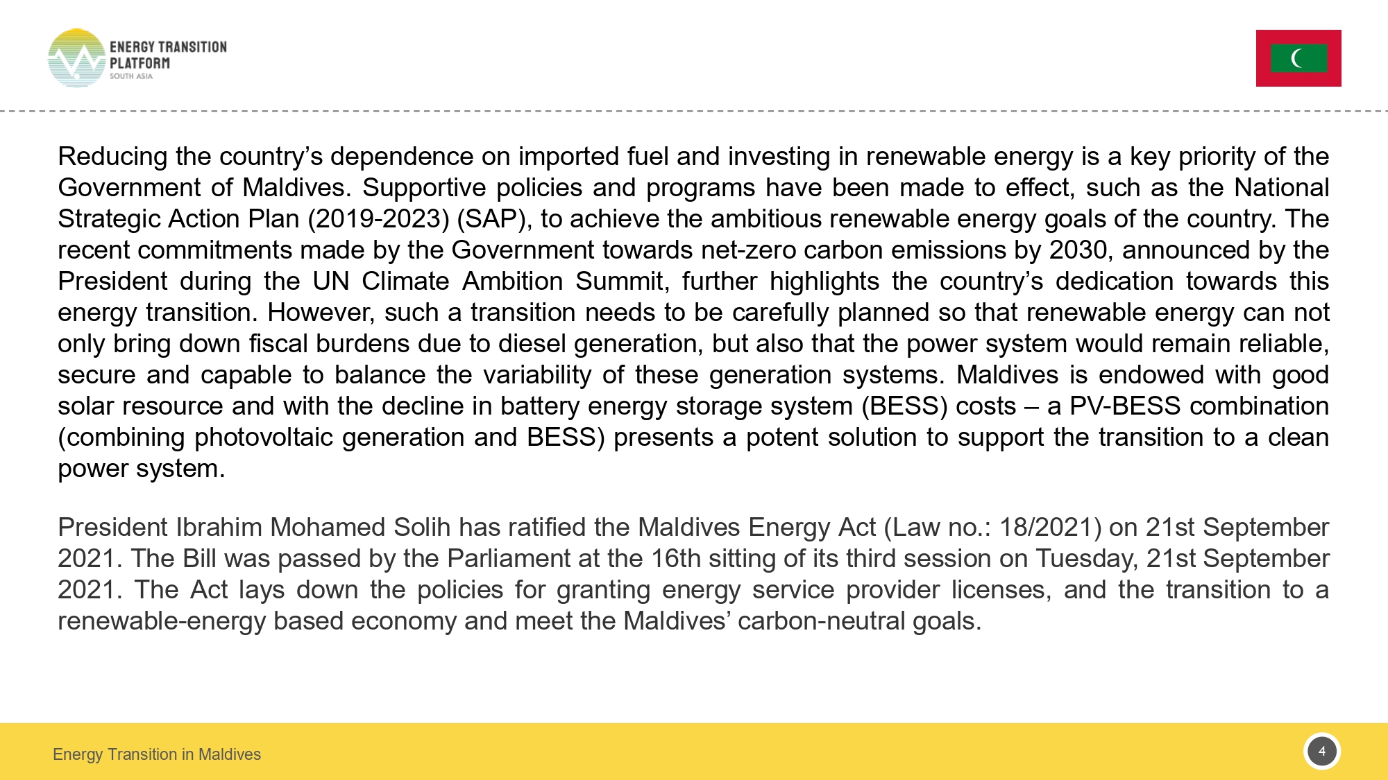 Maldives Policy Brief