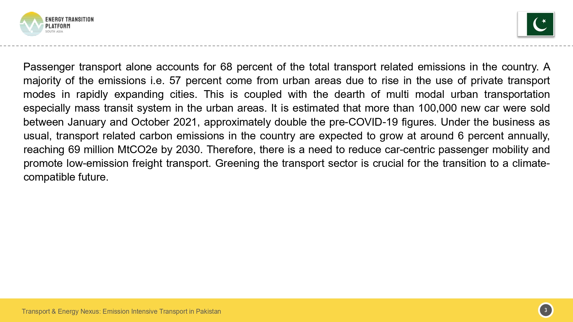 Pakistan Policy Brief