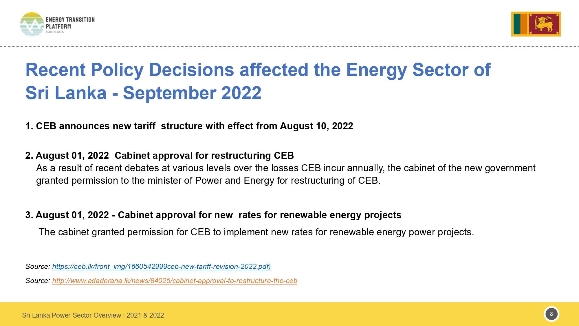 Sri-Lanka Policy Brief